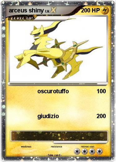 Pokemon arceus shiny