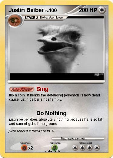 Pokemon Justin Beiber