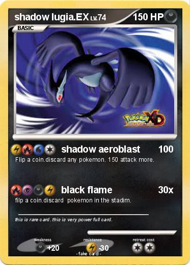 Pokemon shadow lugia.EX