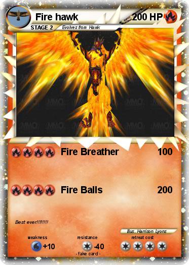 Pokemon Fire hawk
