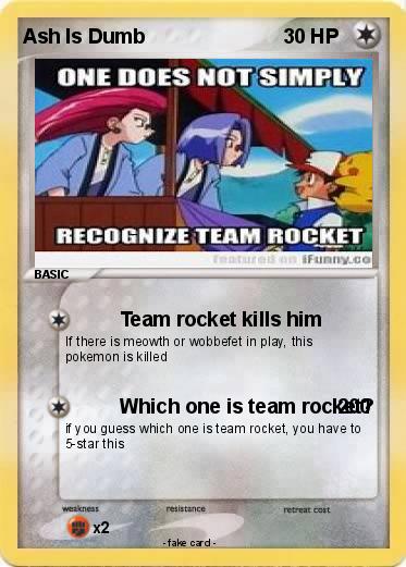 Pokemon Ash Is Dumb