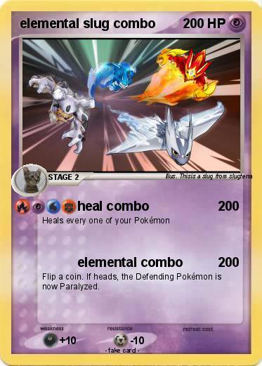Pokemon elemental slug combo