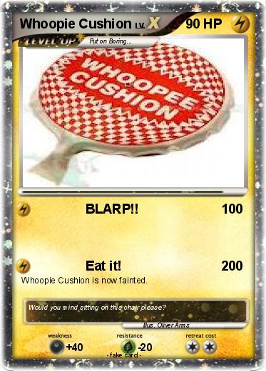 Pokemon Whoopie Cushion