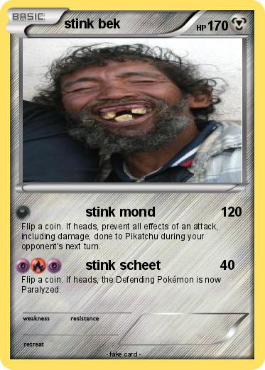 Pokemon stink bek