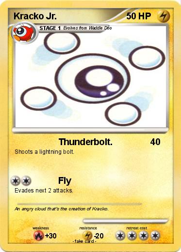 Pokemon Kracko Jr.