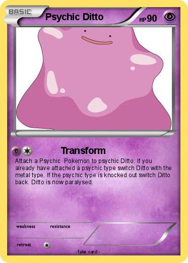 Pokemon Psychic Ditto