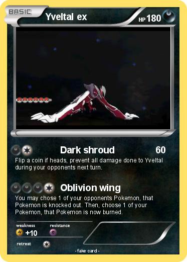 Pokemon Yveltal ex