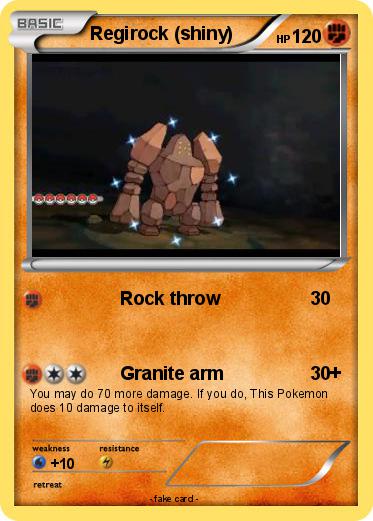 Pokemon Regirock (shiny)