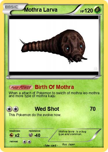 Pokemon Mothra Larva