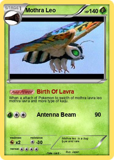 Pokemon Mothra Leo