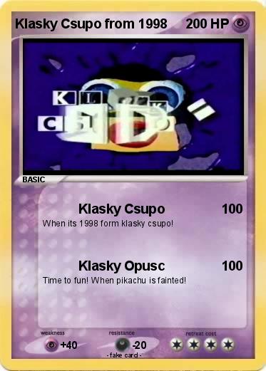 Pokemon Klasky Csupo from 1998