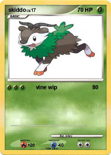 Pokemon skiddo