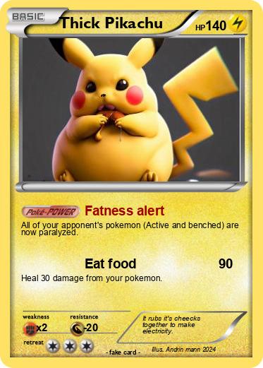 Pokemon Thick Pikachu