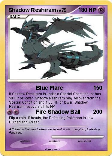 Pokemon Shadow Reshiram