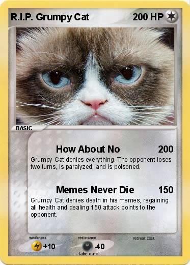Pokemon R.I.P. Grumpy Cat