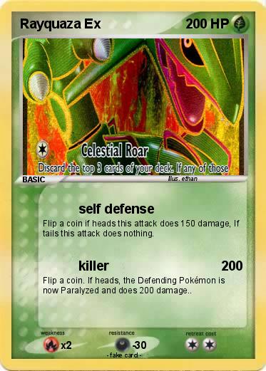 Pokemon Rayquaza Ex