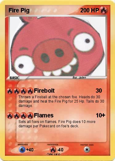 Pokemon Fire Pig