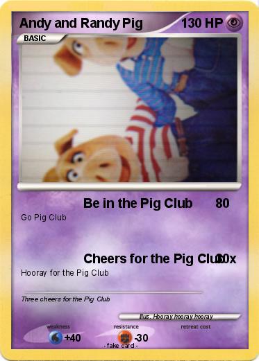 Pokemon Andy and Randy Pig