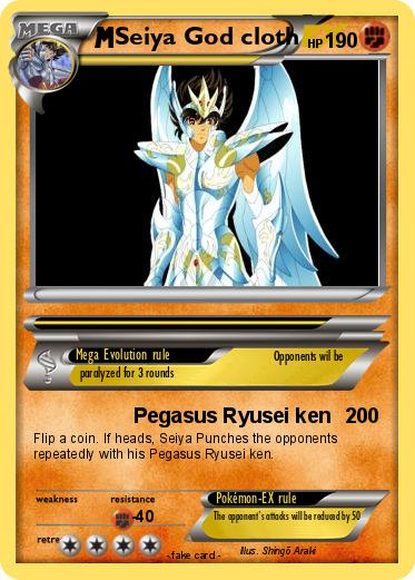 Pokemon Seiya God cloth