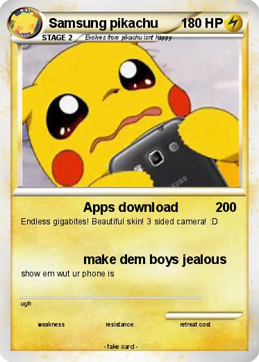 Pokemon Samsung pikachu