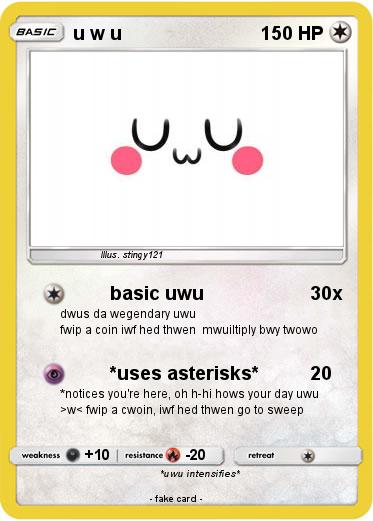 Pokemon u w u