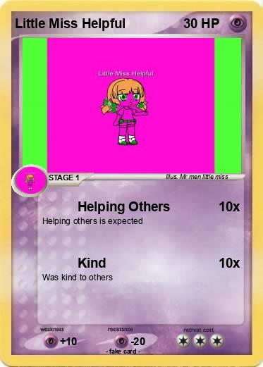 Pokemon Little Miss Helpful