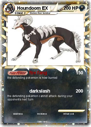 Pokemon Houndoom EX