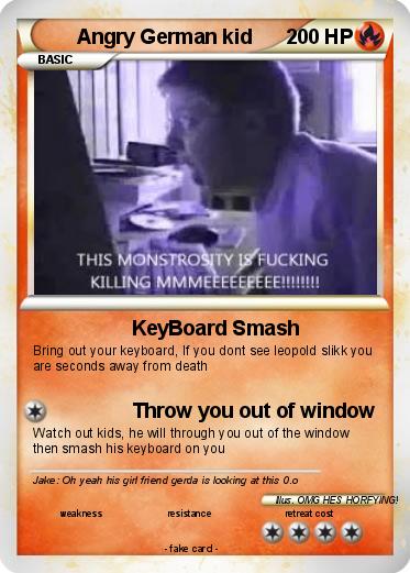 Pokemon Angry German kid