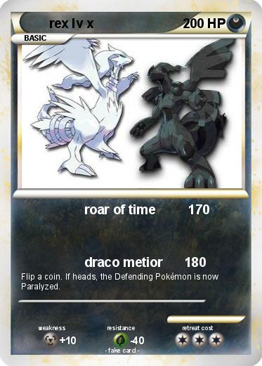 Pokemon rex lv x