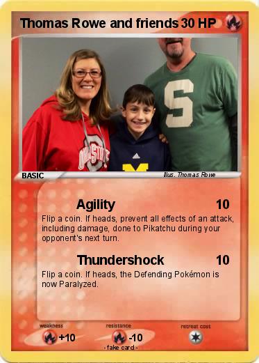 Pokemon Thomas Rowe and friends