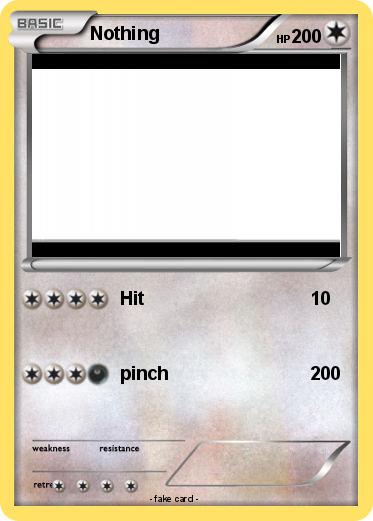 Pokemon Nothing