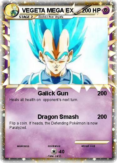 Pokemon VEGETA MEGA EX