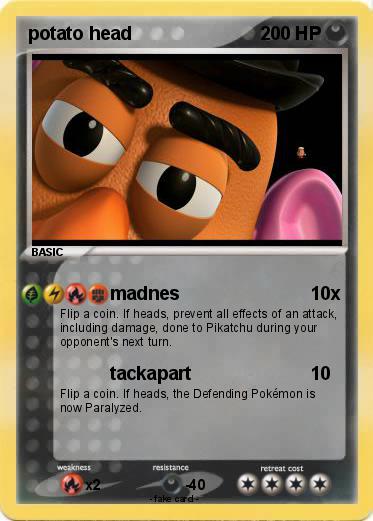 Pokemon potato head