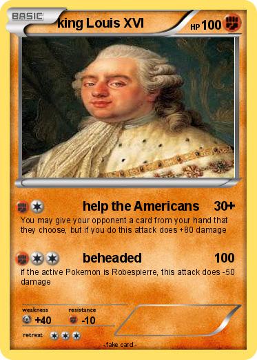 Pokemon king Louis XVI