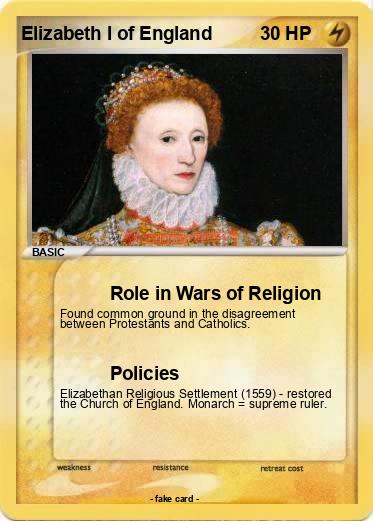 Pokemon Elizabeth I of England