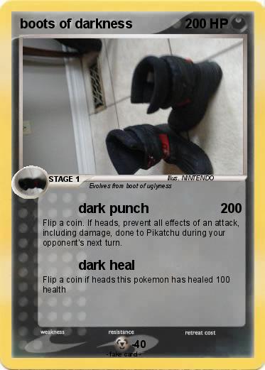 Pokemon boots of darkness