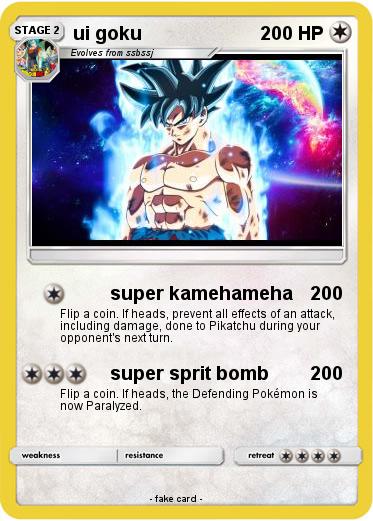 Pokemon ui goku