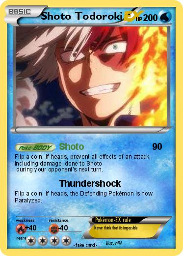 Pokemon Shoto Todoroki