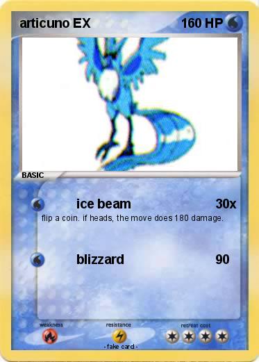 Pokemon articuno EX