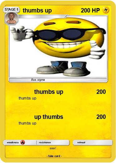 Pokemon thumbs up