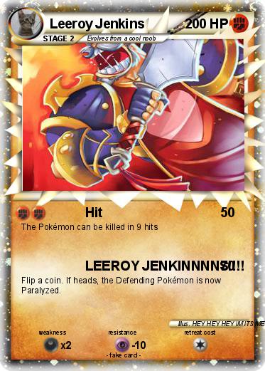 Pokemon Leeroy Jenkins