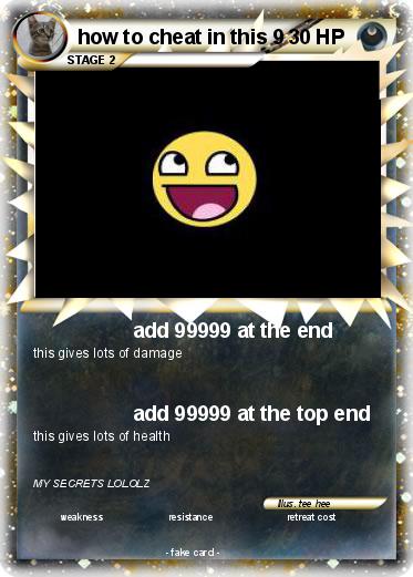 Pokemon how to cheat in this 9