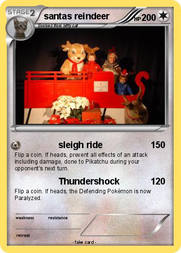 Pokemon santas reindeer