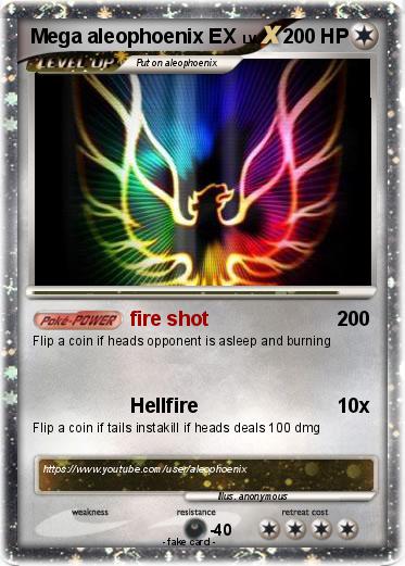 Pokemon Mega aleophoenix EX