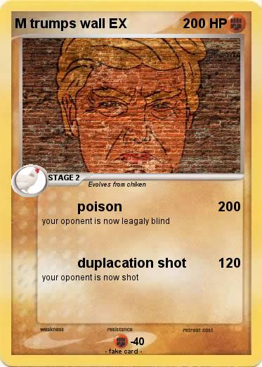 Pokemon M trumps wall EX