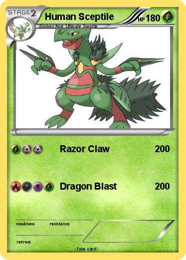 Pokemon Human Sceptile