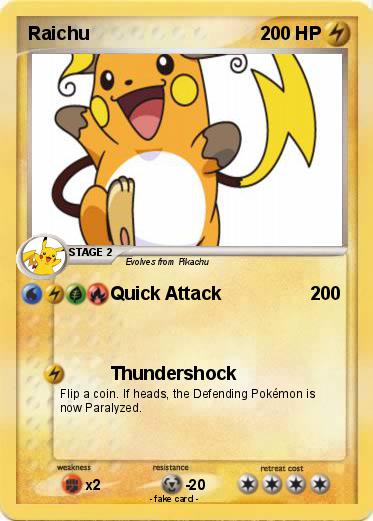 Pokemon Raichu