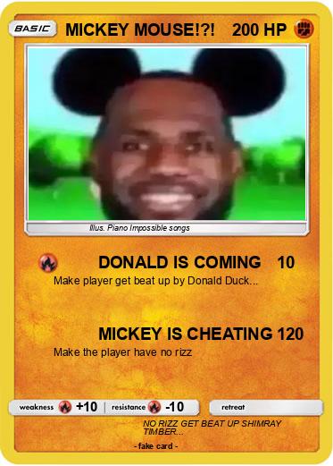 Pokemon MICKEY MOUSE!?!
