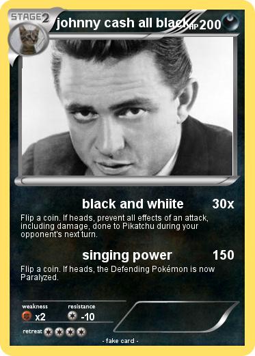 Pokemon johnny cash all black