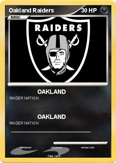 Pokemon Oakland Raiders
